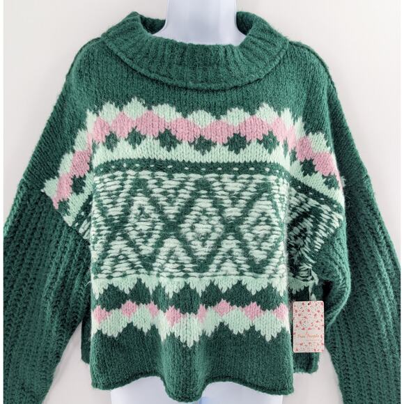 Free People Knit Alpine Pullover Sweater - Picture 4 of 15